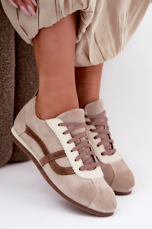 Zapatillas de ante sintético Zazoo N1402S2, arena
