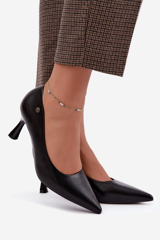 Zapatos de tacón Vinceza 62323 color negro