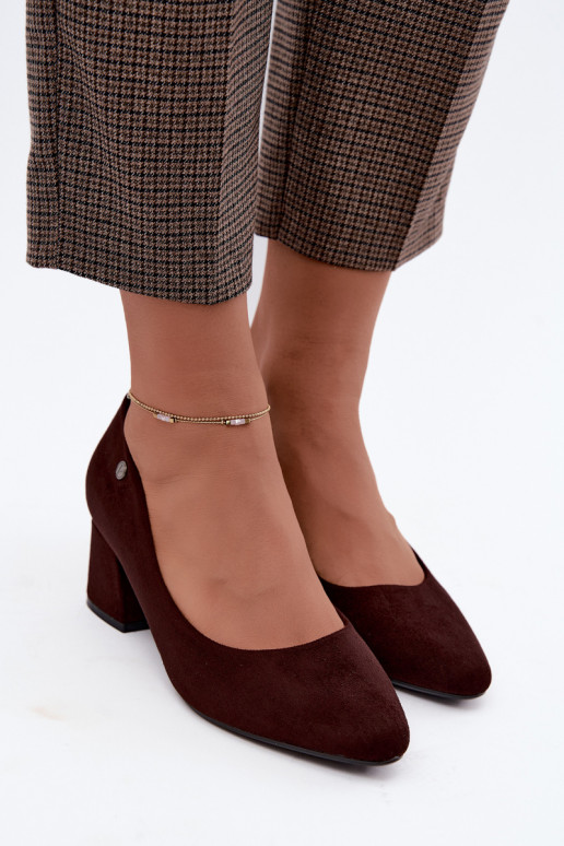 Botines Vinceza 62322 color chocolate