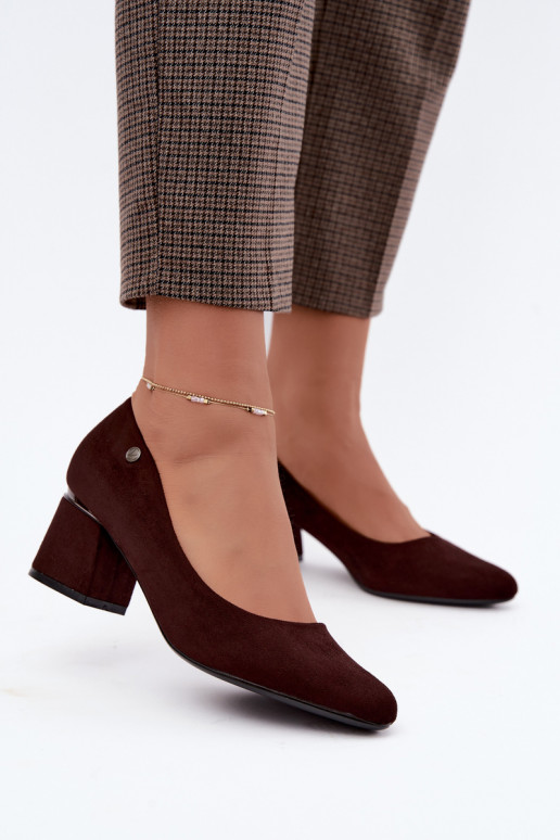 Botines Vinceza 62322 color chocolate
