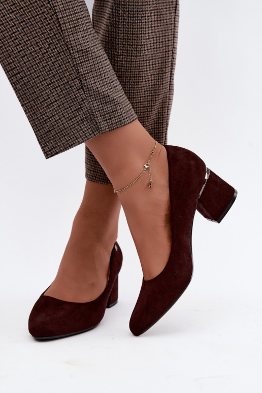 Botines Vinceza 62322 color chocolate