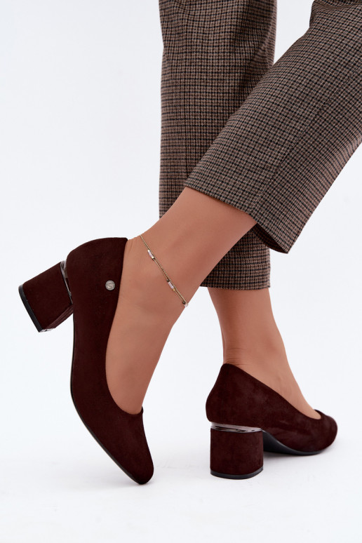 Botines Vinceza 62322 color chocolate