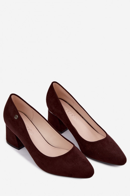 Botines Vinceza 62322 color chocolate