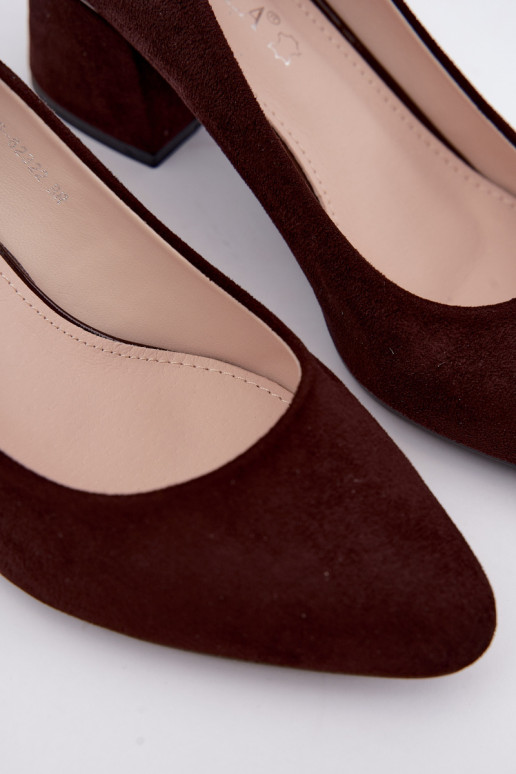 Botines Vinceza 62322 color chocolate