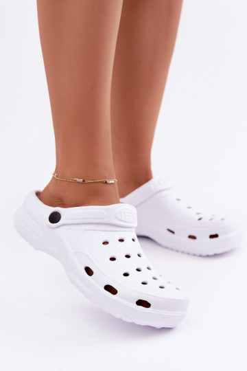 Zuecos ligeros blancos Aderis 2