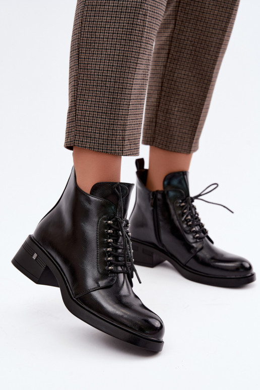 Botines aislados Klocke S.Barski HY62-8112 en color negro