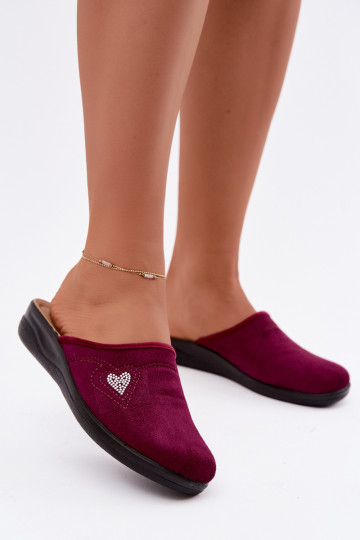 Chanclas en color burdeos Inblu CF000052 2