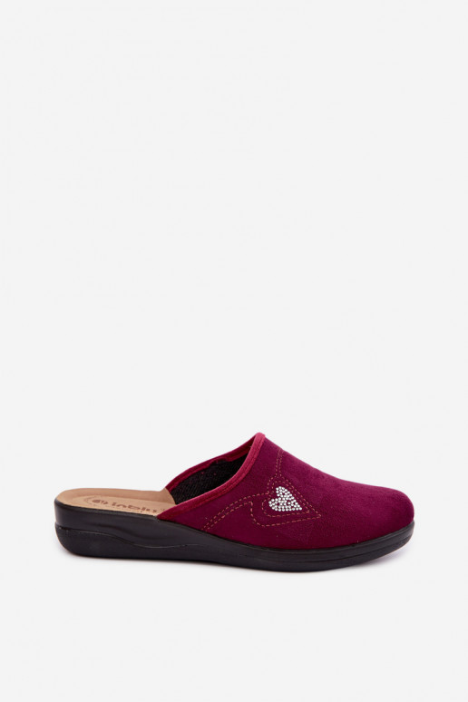 Chanclas en color burdeos Inblu CF000052