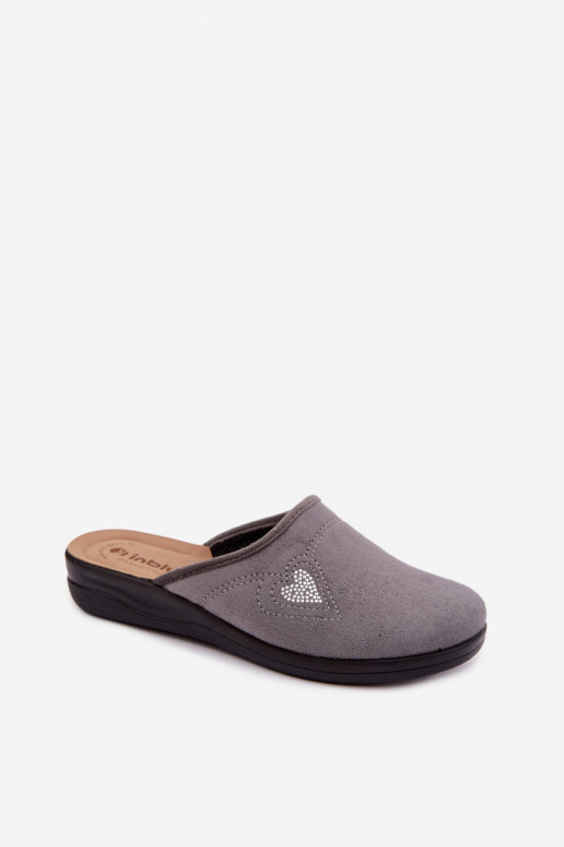 Chanclas en color gris Inblu CF000052