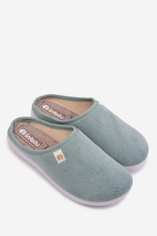 Zapatillas de casa en color menta Inblu EC000102