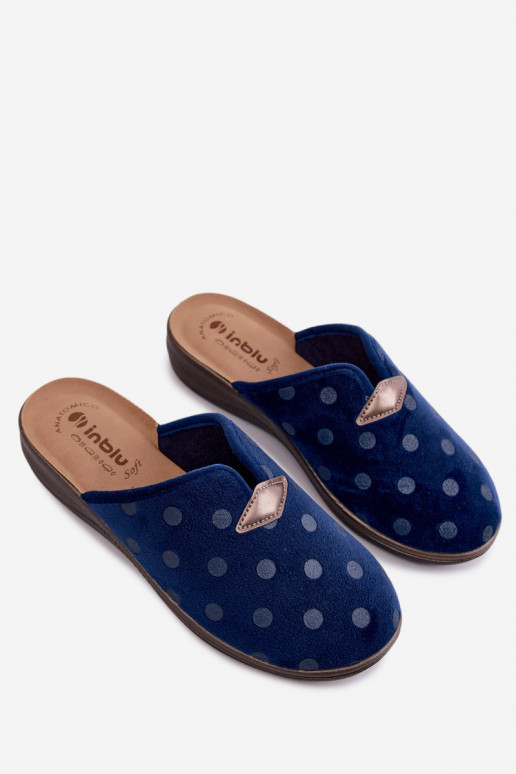 Zapatillas de mujer Inblu OD000014 azul oscuro