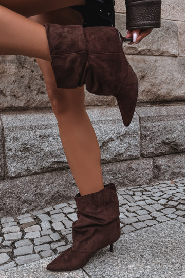 Botines sin cordones con tacones de ante sintético Loralia 2