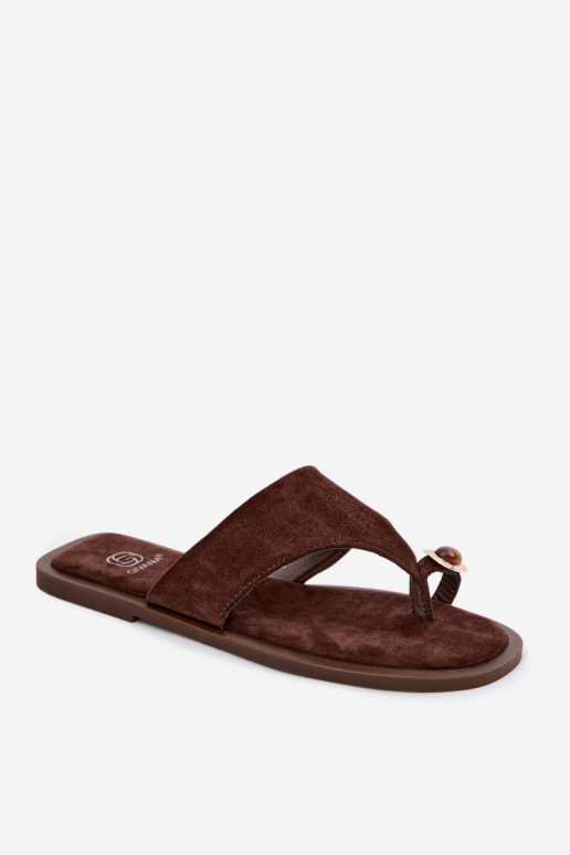 Zapatillas planas para mujer con detalles decorativos Fedira