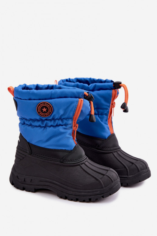 Botas de nieve para niños azul-negro Big Star SS374032