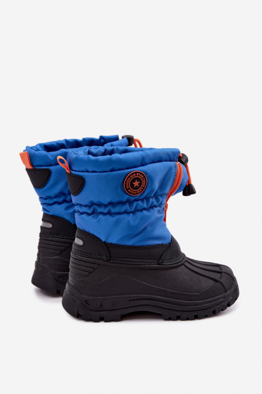 Botas de nieve para niños azul-negro Big Star SS374032