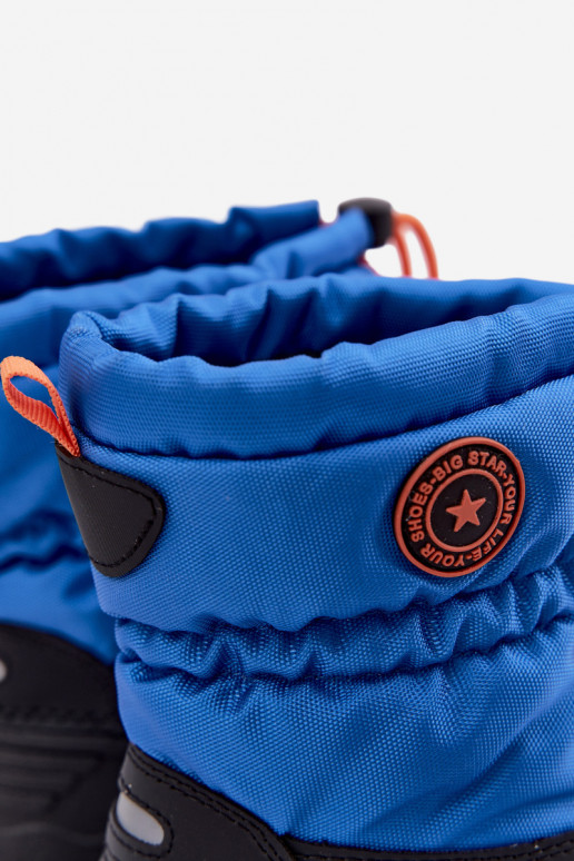 Botas de nieve para niños azul-negro Big Star SS374032