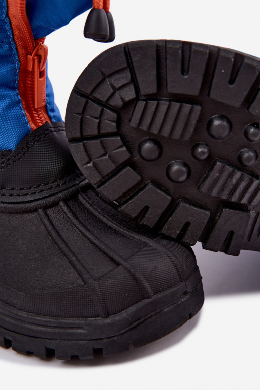 Botas de nieve para niños azul-negro Big Star SS374032