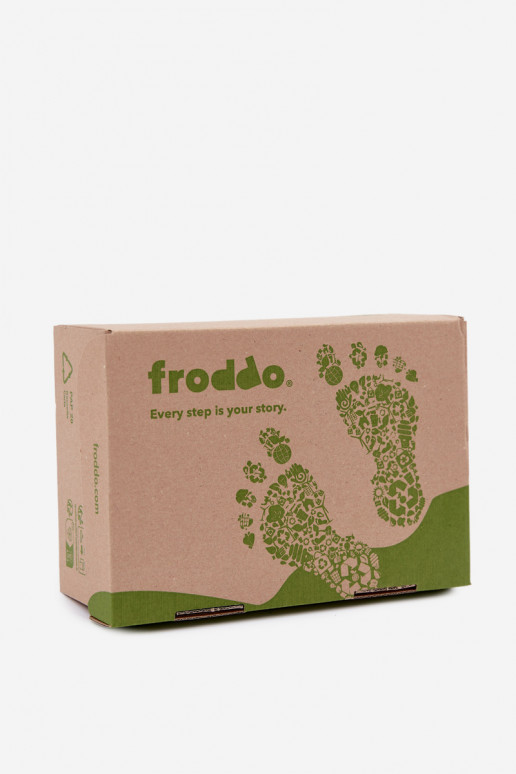Zapatos de ante para niños azul oscuro Barefoot Froddo G2110157