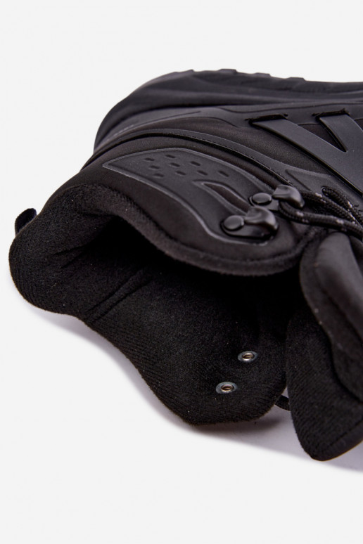 Botas de senderismo aisladas para hombres impermeables en negro Koby
