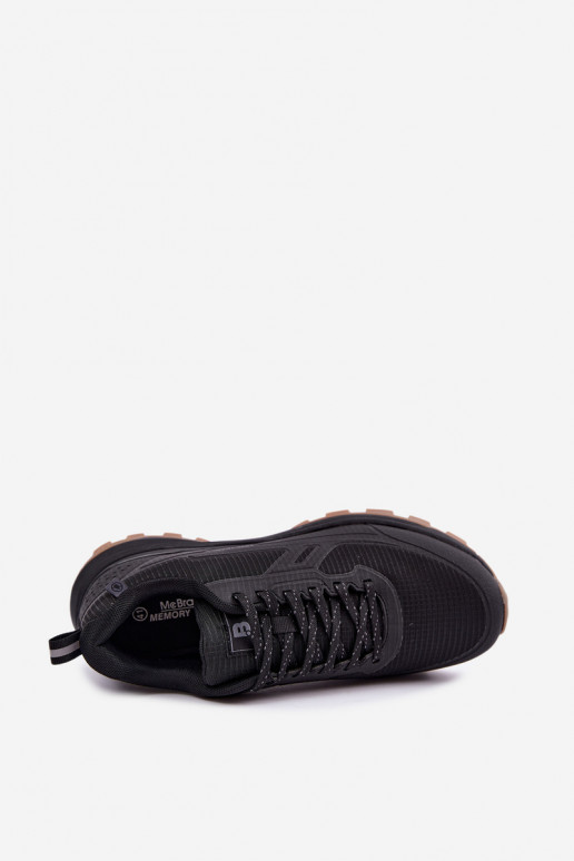 Zapatos deportivos para hombres en negro Carro