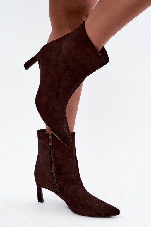 Botines cálidos para mujer con tacones finos Carlia