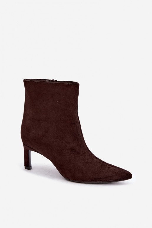 Botines cálidos para mujer con tacones finos Carlia