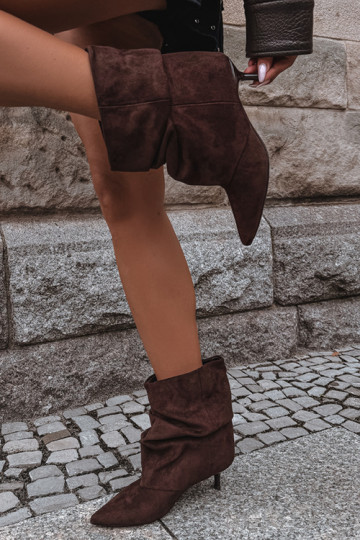 Botines sin cordones con tacones de ante sintético Loralia 2