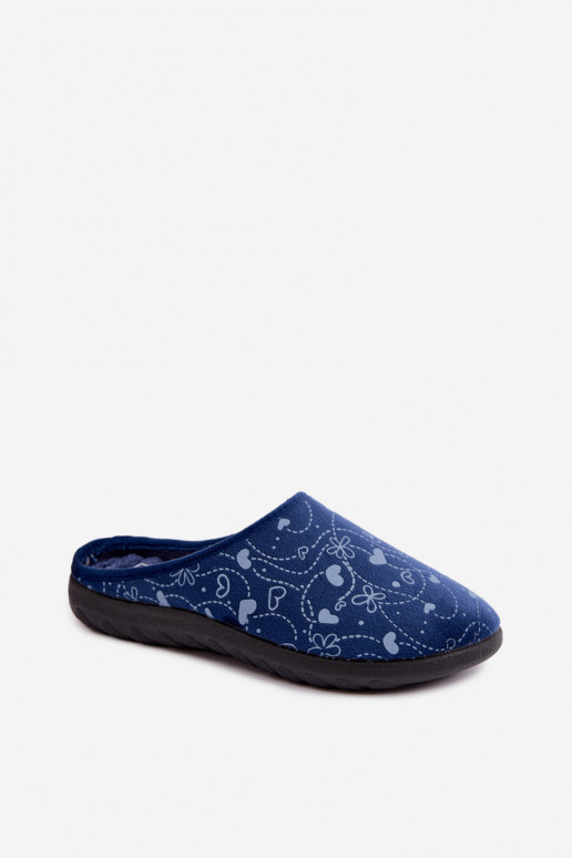 Zapatillas de mujer azul oscuro con patrones Inblu ET000041