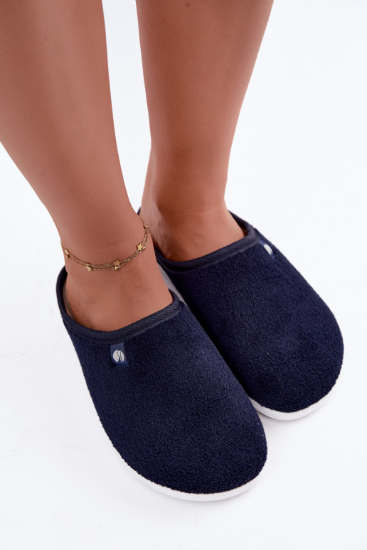 Zapatillas de casa para mujer azul oscuro Inblu EC000102