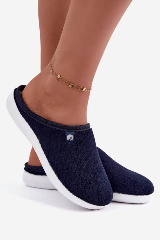 Zapatillas de casa para mujer azul oscuro Inblu EC000102