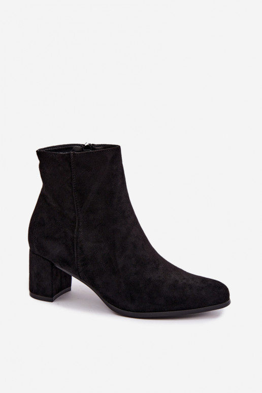 Botines aislados para mujer con tacones Brella en color negro