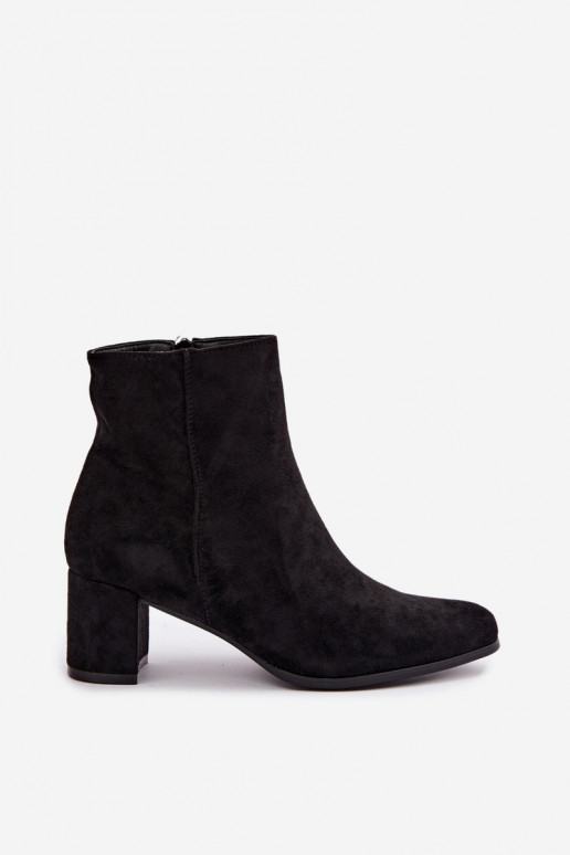 Botines aislados para mujer con tacones Brella en color negro