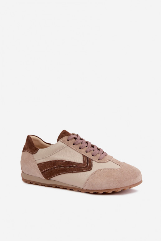 Zapatillas Barefoot de ante sintético en color arena Zazoo N1400