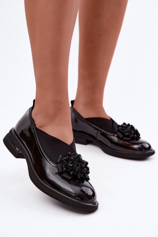 Zapatos de mujer con ornamentos T.Sokolski S2 J26-271 en color negro