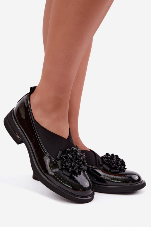 Zapatos de mujer con ornamentos T.Sokolski S2 J26-271 en color negro