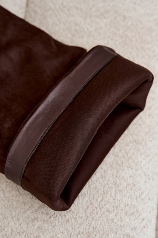 Botas de chocolate para mujer hasta la rodilla con tacones Anica