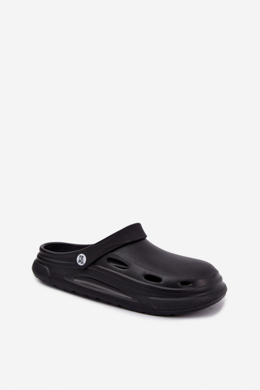 Zuecos de espuma negros para hombres Toren