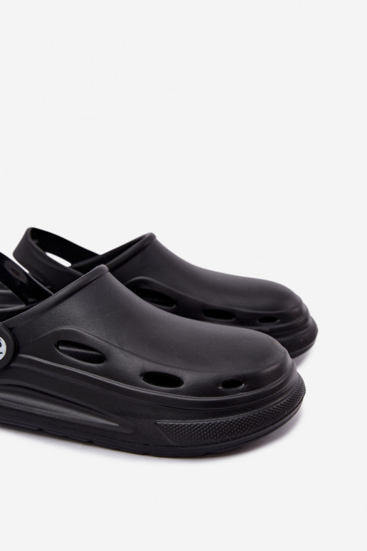 Zuecos de espuma negros para hombres Toren