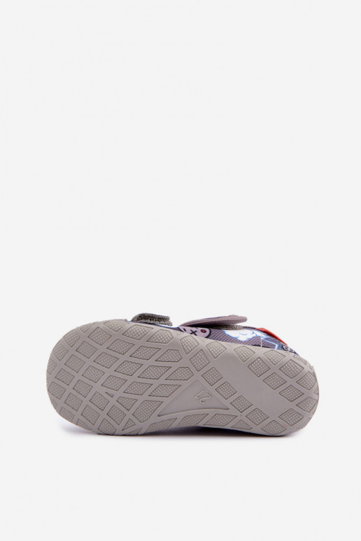 Zapatillas infantiles Milami con cierres adhesivos en gris Reathiana