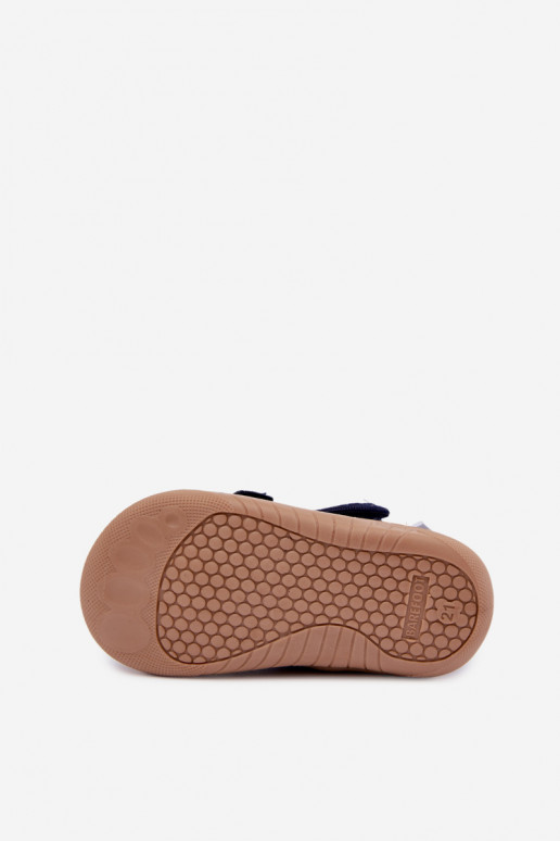 Zapatillas infantiles Barefoot Milami en azul oscuro Lumi