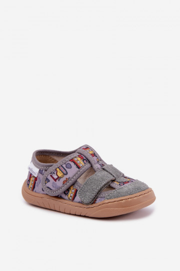 Zapatillas infantiles Barefoot Milami en gris Lumi