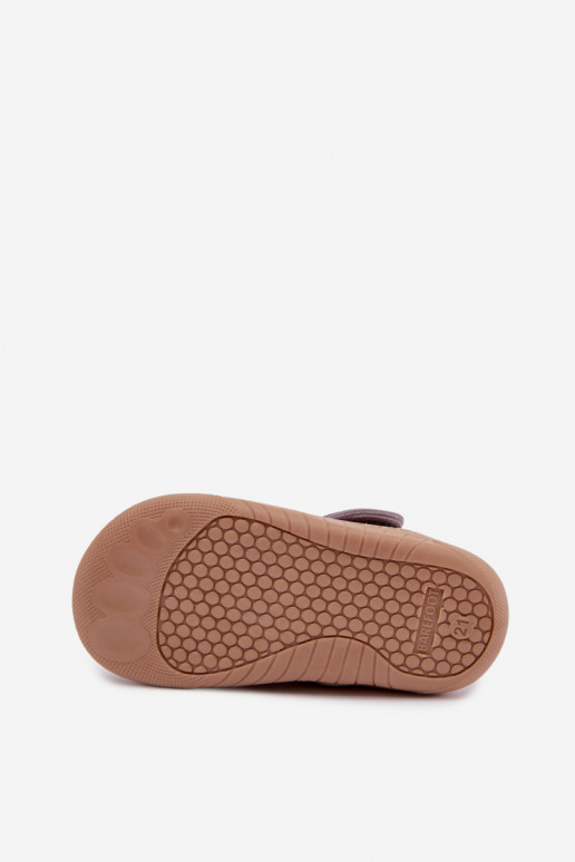 Zapatillas infantiles con cierres adhesivos Milami grises Talirae