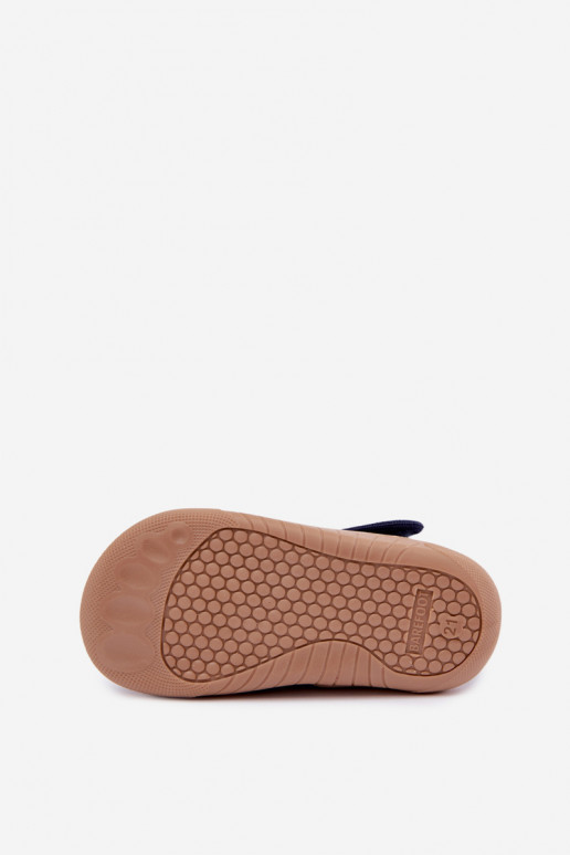 Zapatillas infantiles con cierres adhesivos Milami azul oscuro Talirae