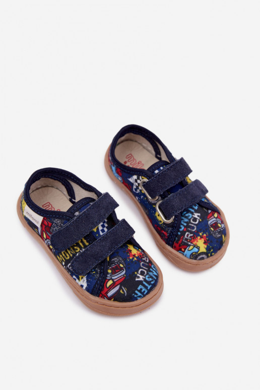 Zapatillas para niños Milami azul oscuro Saphira