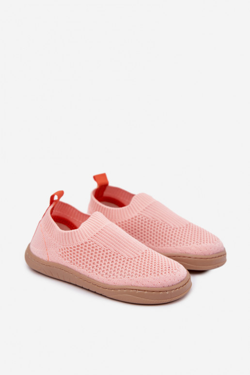 Zapatillas infantiles tipo slip-on Milami rosa claro