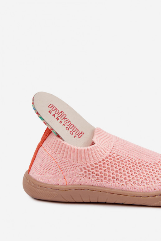 Zapatillas infantiles tipo slip-on Milami rosa claro