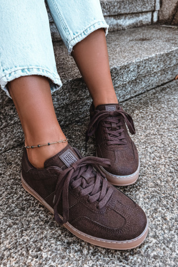 Zapatillas de mujer Big Star color chocolate