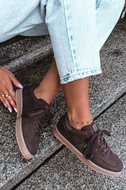 Zapatillas de mujer Big Star color chocolate
