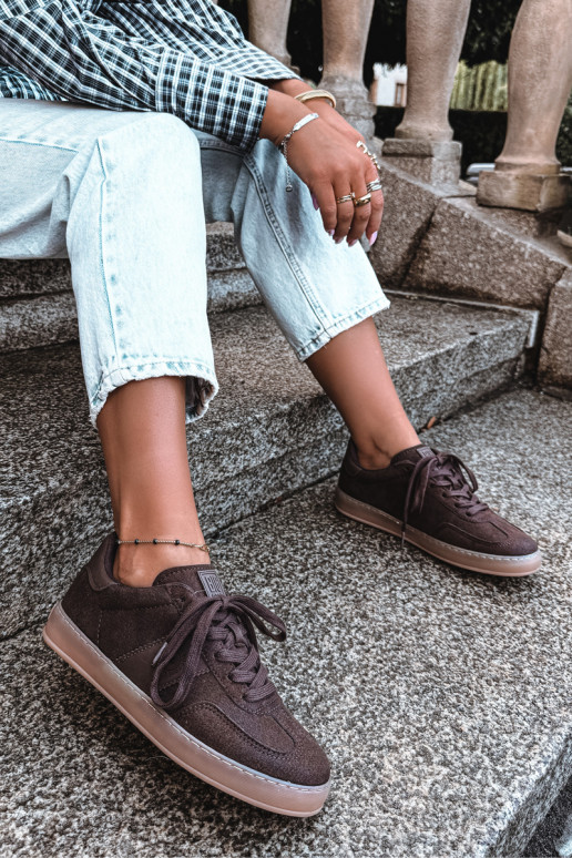 Zapatillas de mujer Big Star color chocolate