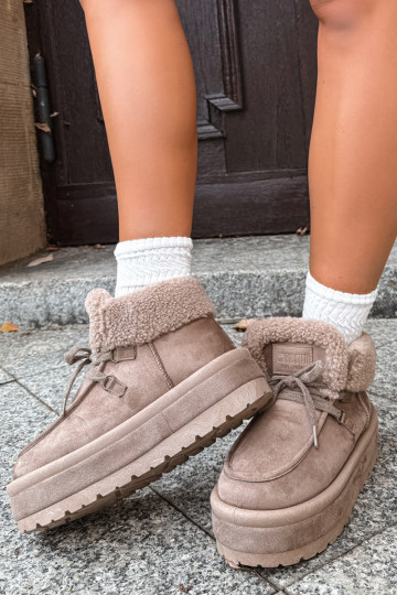 botas de nieve con plataforma y aislamiento Big Star UU274215 color arena
